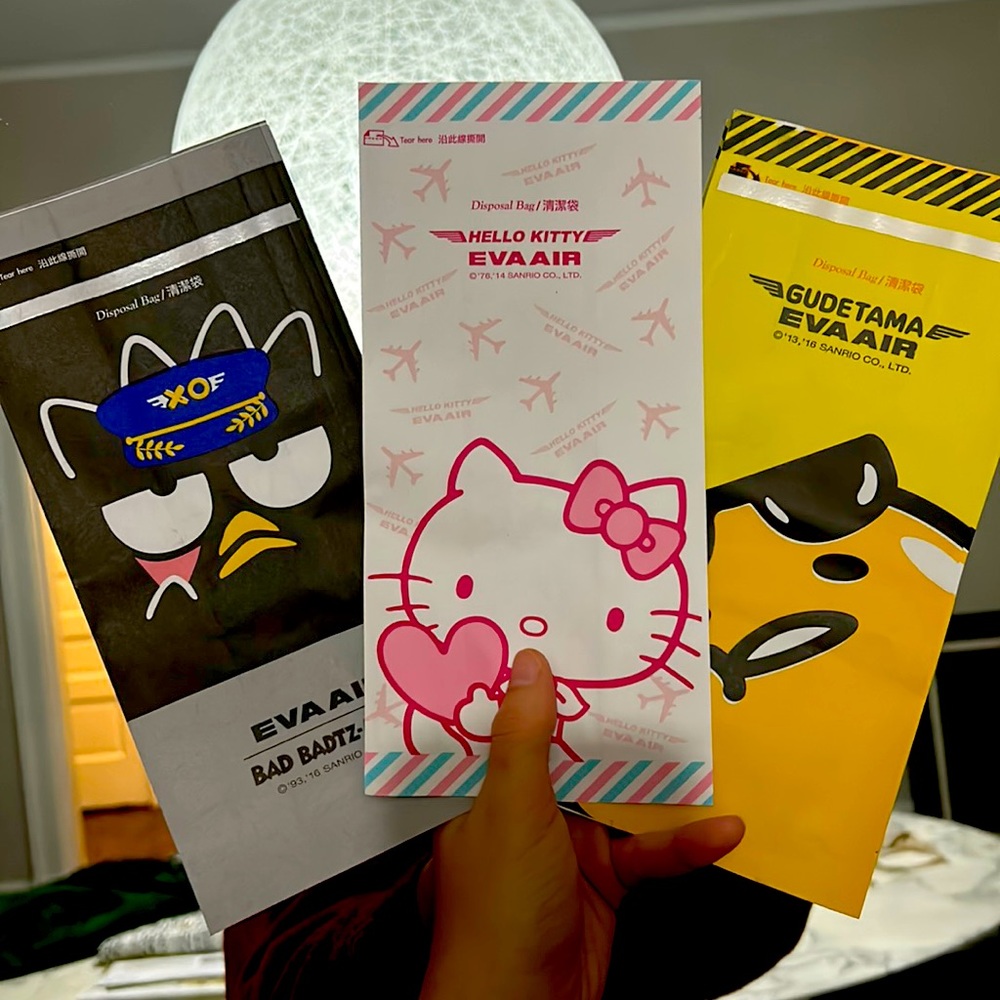 Set of 3 Sanrio Waste Disposal Bags